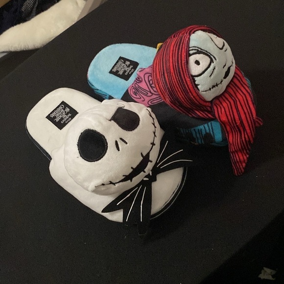 Disney Nightmare Before Christmas Slippers adult size 7/8 VERY CLEAN - Picture 5 of 10